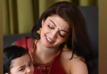 Pranitha Subhash Instagram - BTS of a shoot wit a baby 🙈 We had coco melon playing in the background the entire time 🙃