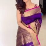Pranitha Subhash Instagram - Get Ready With Me : Hope you like this simple silk saree look ❤️ Let me know what I should try next in the comments below