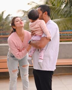 Pranitha Subhash Instagram - 🧿 Being a Girl Mamma shapes your personality in a very unique way. On National Girl Child Day, sending lots of love to all you girl mammas and daddas.