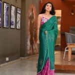 Pranitha Subhash Instagram - Can’t get enough 💚 Wearing @lathaputtanna