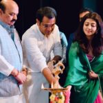 Pranitha Subhash Instagram - An honour to have been felicitated by one of the most well read, dynamic and popular Chief Minister Karnataka has had, Mr Basavaraj Bommai avaru. Today at the “Yuva Sambhashane” where the students of Karnataka had a chance to interact with the CM in a QnA.