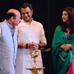 Pranitha Subhash Instagram - An honour to have been felicitated by one of the most well read, dynamic and popular Chief Minister Karnataka has had, Mr Basavaraj Bommai avaru. Today at the “Yuva Sambhashane” where the students of Karnataka had a chance to interact with the CM in a QnA.