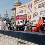 Pranitha Subhash Instagram - Vivekananda Jayanthi program in the presence of Hon. CM of Karnataka Sri Basavaraj Bommai avaru, Education minister Nagesh avaru, Swami Vivekananda Saraswati and Hariprakash Konemane avaru PS no clue why my hair looks like Snape 🙈 Vidhana Soudha, Bangaluru
