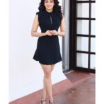 Pranitha Subhash Instagram - LBD love 🖤 For the launch of a Hospital in Banjara Hills this morning .