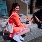 Pranitha Subhash Instagram - Out and about Tokyo city ❤️ Pic1 : Shiba Inu 🐶 Pic2: metro hopping