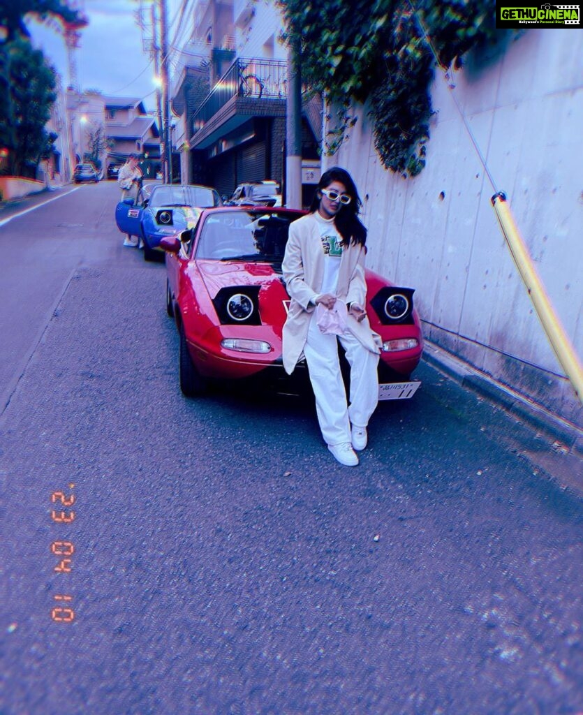 Pranitha Subhash Instagram - Driving around Tokyo in these wagons >>>>>>>