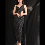 Pranitha Subhash Instagram - I love how black is modest and arrogant at the same time 💫 Wearing @rohitgandhirahulkhanna Heels @charleskeithofficial Styled by @malkit_gill2697 @sanjamkaur92 @framesbyvikaskakolu @hybajewels