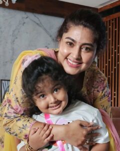 Prasanna Instagram - Some day soon from now you might out grow my lap!
But never my heart.
Someday far from now you might grow into a woman!
But still be my lil baby.
Your hugs, your kisses, your smile, your compassion, add so much meaning to my life Aadhu ma. Dadda love u deep through the galaxies n back♥️♥️♥️

#HappyBirthdayAadyanthaa
#mydaughter
#mydaughterismyworld