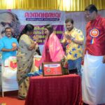 Pratheeksha G Pradeep Instagram - Blessed..!!🙏🏻🙏🏻 It was really a honourable moment for me..!! Receiving BHARATHGOPI Award from Minister Chinchu Rani..!! Great love to that lovely audience…❤️❤️reverting back the love u all have given me..!!thanks alot❤️❤️ Thanku so much MANAVASEVA BHARATHGOPI WELFARE SOCIETY ..🙏🏻 Attingal