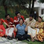 Pratheeksha G Pradeep Instagram - MOUNARAGAM…🥰😍🥰❤️ . . Pic @midhinlal @shriswetha_mahalakshmi @kalyan_khanna_ @kartikprasadofficial @naleef_gea @aishwaryaramsai #mounaragam #friendship #location #happy Thiruvananthapuram, Kerala, India