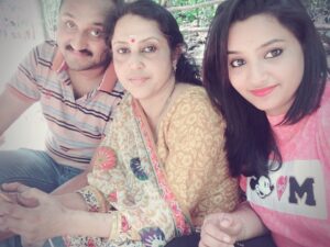 Pratheeksha G Pradeep Instagram - Remembering my Mom ❤️❤️… 

It’s one year now since she has passed.. 
It is a great absence and nobody could replace her place. Her life lived and efforts made for us, has kept me inspired to become better and better every single day !! And I am close to sure that I will lead my life in such a way to make her all dreams come true. I am knowing that you are blessing us from above the heaven !!!