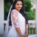 Pratheeksha G Pradeep Instagram - Every angel is terrifying…!!! . . . 👗@shreyasboutique2016 & @mudra_by_maria 💄 @life_beauty_salon_bridalmakeup Click @shijithphotography Thiruvananthapuram, Kerala, India