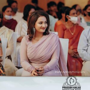 Pratheeksha G Pradeep Instagram - 💜💜💜😍
.
.
@shahin_ayisha_s 
@shreyasboutique2016 
@beaubeautymakeover 
@kailas_productionhouse