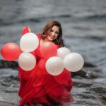 Pratheeksha G Pradeep Instagram - Just because you're awake doesn't mean you should stop dreaming…..❤️❤️ Pic @_lalu_photography_ Makeup @greenlife_divyarun Dress @nova_fashion_boutique_by_brind Kovalam Beach