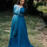 Pratheeksha G Pradeep Instagram - 💙💙 👗 @nova_fashion_boutique_by_brind 💄 @sivas_makeover_ Jewllery @aswa_plaza_ Pic @_stories_by_jibin_rajendran_ Thiruvananthapuram, Kerala, India