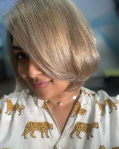 Prayaga Martin Instagram - Here, eat it. Couldn’t wait till 40’s to get my whites! Thank you Bonthe and gang for the colour and love!