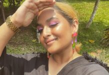 Prayaga Martin Instagram - Sunny day. 🥵 Earrings @aditi_bhatt Kaftan @yashvardhan.india Curation @mycupofteaindia • MUA @makeupbymehasantosh Assisted by @hairstylesbyjefry Kerala