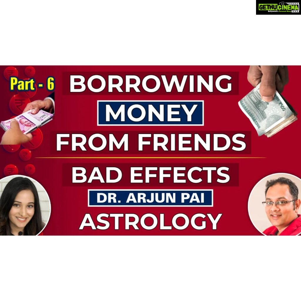 Preetika Rao Instagram - Don't Get Into Borrowing Money especially from friends! Find out what planets you activate and how it affects your relationships from this genius Astrology Researcher & Teacher @drarjunpai Also know if borrowing money from family / siblings can trigger a negative effect into your life! Every act has a Karmic Implication attached to it... And will produce its own results in your life ! Kabhi Doston Se Paise Udhar Nahi lena , agar loge toh aapke grah kaise kharab honge ...jaaniye famous Astrology Researcher and Teacher Dr Arjun Pai se... . Link in Bio / Stories for today . . #astrology #astrologypost #astro #astrologymemes #aatrologyposts #indianastrology #indianastrologer #vedicastrology