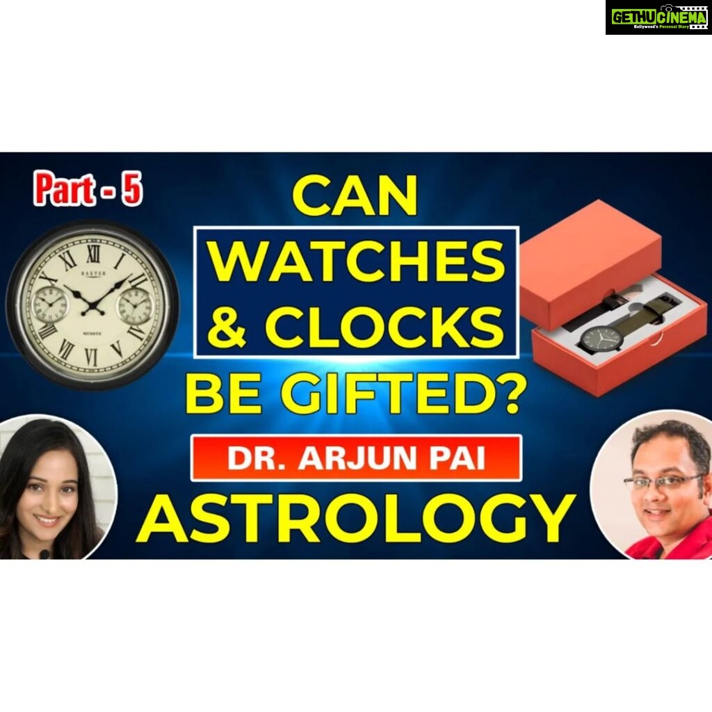 Preetika Rao Instagram - Have you received or gifted a Watch Item ? Know the Astrological implications... Link in Bio / Stories for today . . . #astrology #astrologersofinstagram #giftsforher #watchaddict