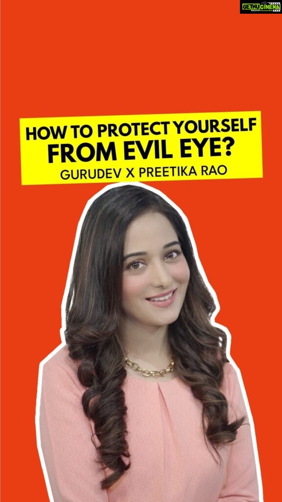 Preetika Rao Instagram - How to protect yourself from evil eye, asks @preetika_pree ! 🧿 #askgurudevanything #evileye #qna #evileyeprotection