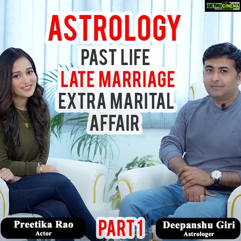 Preetika Rao Instagram - As An Actor who has studied the basics of Astrology ...Find my Latest Interview with India's Top class Astrologer Deepanshu Giri who has a YouTube Channel Lunar Astro @lunarastro108 This session aims at learing " Life Lessons " from an Astrologer... and is not a class on Astrology. Having personally studied Astrology .... I can guarantee you that Vedic Astrology is an 100 % Authentic Ancient Indian Science of Astronomy combined with Mathematics with an ocult apitutde for decoding the 9 Planets, 12 Houses, 12 Zodiac Signs , 27 Nakshatras or Star Constellations with the help of not just one horoscope but after looking into 16 Divisional Horoscope Charts that each one of us are born with... Also these Zodiac Signs and Planets keep moving constantly and their movement has an on going impact on our birth chart and on our daily life... Astrology branches out from the Vedas and 'today' the Vedas are categorised under a religion but 5 to 9 thousand years back the 'concept of religion ' never existed in India.. what existed was only the Indian culture . Having said that ...I must admit that I have also come across Astrologers who inspite of 20 + years of practicing Astrology can terribly misguide you with "half baked " knowledge and are not reliable... And some Astrologers have very good knowledge but can be highly manipulative and tamasik in nature .. My biggest suggestion to people will be " Do not do any planet remedies or wear rings with stones" because if guided by the 'wrong' Astrologer it can backfire in a big way and cause more loss than gain...Yes it is a great idea to visit a genuine Astrologer for consultation but I would anyday recommend mantra chanting over plant remedies 🙏 God Bless Everyone.. #astrology #lunarastro #deepanshugiri #learnastrology #vedicastrology #lalkitab #planets #navagrahpooja #grahadosh