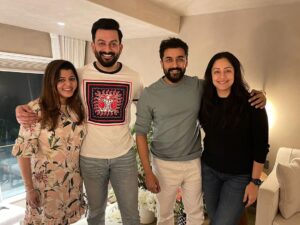 Prithviraj Sukumaran Instagram - Friends who inspire! ❤️ @jyotika @actorsuriya @supriyamenonprithviraj