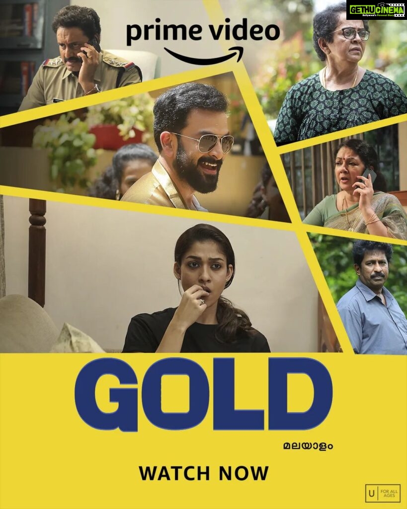 Prithviraj Sukumaran Instagram - 4 days that change it all #GoldOnPrime, watch now