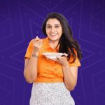 Priya Bhavani Shankar Instagram - I love being in front of the camera but my first love has always been food. I’m a huge foodie and couldn’t contain my excitement when Cadbury Dairy Milk recreated my all-time favourite Paruppu Payasam with a delicious twist. Watch the full video @cadburyiniyakondattam YT channel and don’t forget to try Priya Bhavani Shankar’s Chocolate Paruppu Payasam, a Cadbury creation by Rakesh Raghunathan, Celebrity Chef and Food Historian. #Cadbury #CadburyDairyMilk #CadburyIniyaKondattam #Iniya #TamilNadu #Chocolate #Sweet #Dessert #PriyaBhavaniShankar #Actor #ParuppuPayasam #RakeshRaghunathan #CelebrityChef #FoodHistorian