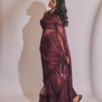 Priya Bhavani Shankar Instagram - 🍷🍷 Styling : @niru05_raghupathy Saree : @jade_bymk Earings : @houseofshikha Finger ring : @bcos_its_silver Juttis : @koblerrshoes Make up : @makeupmaliksam Hair : @koduruamarnath Photography : @arifminhaz