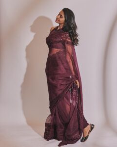 Priya Bhavani Shankar Instagram - 🍷🍷

Styling : @niru05_raghupathy 
Saree : @jade_bymk
Earings : @houseofshikha
Finger ring : @bcos_its_silver
Juttis : @koblerrshoes
Make up : @makeupmaliksam 
Hair : @koduruamarnath 
Photography : @arifminhaz