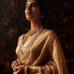 Priya Varrier Instagram - Royalty it is!👑 Styling: @asaniya_nazrin Outfit: @dhaga_ki_kahani Photography: @vaffara_ HMU: @unnips Jewellery: @meralda.jewels
