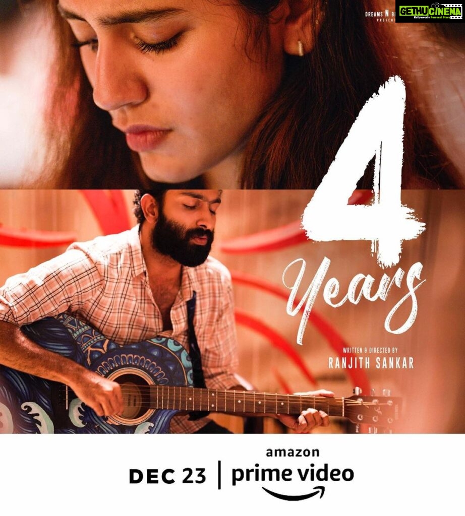 Priya Varrier Instagram - From our hearts to yours🤍 Streaming only on Amazon Prime Video from tomorrow! @4yearsmovie @ranjithsankar @sarjanokhalid @kunjumonsalu @sankarsharmaofficial @sangeethprathap