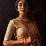 Priya Varrier Instagram - Royalty it is!👑 Styling: @asaniya_nazrin Outfit: @dhaga_ki_kahani Photography: @vaffara_ HMU: @unnips Jewellery: @meralda.jewels