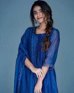 Priya Varrier Instagram - 💙
Outfit: @silpaa.in 
Styling: @styledbysmiji 
Pc: @jiksonphotography 
HMU: @neethu_makeupartist