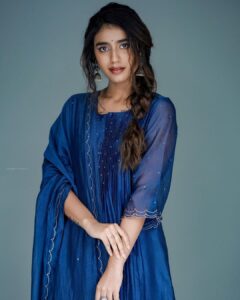 Priya Varrier Instagram - 💙
Outfit: @silpaa.in 
Styling: @styledbysmiji 
Pc: @jiksonphotography 
HMU: @neethu_makeupartist
