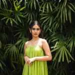 Priya Varrier Instagram - “பச்சை கிளி”🦜 Photographer: @premsampaul Styling: @styledbysmiji Wearing: @lisdesigns.in