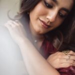 Priya Varrier Instagram - “சிவப்பு இதயம்”🥀 Photographer: @premsampaul Styling: @styledbysmiji Wearing: @labelkanupriya PR: @sonyashaikh HMU: @neethu_makeupartist Styling Assistant: @siraj_saleem_