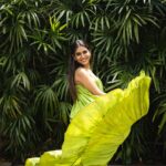 Priya Varrier Instagram - “பச்சை கிளி”🦜 Photographer: @premsampaul Styling: @styledbysmiji Wearing: @lisdesigns.in