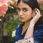 Priya Varrier Instagram - “നീല മാലാഖ”💙 Photographer: @premsampaul Styling: @styledbysmiji Outfit: @real_weaverstory PR: @sonyashaikh