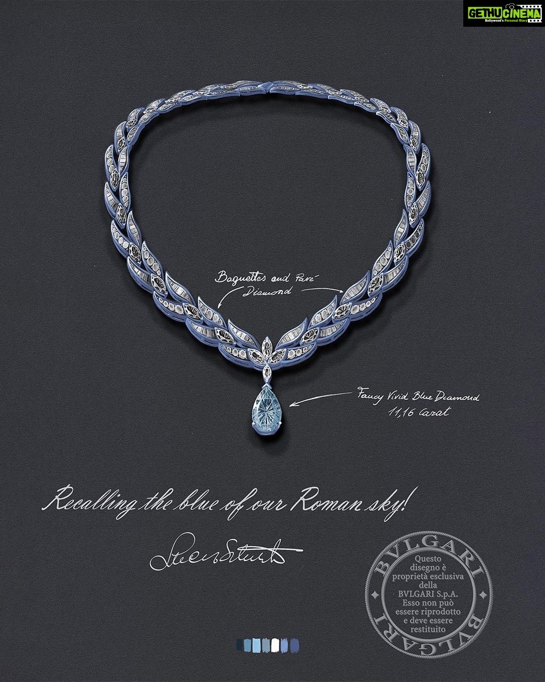 Priyanka Chopra Instagram - An unforgettable Met Gala! Priyanka wore a bespoke Bulgari High Jewelry necklace creation featuring an extraordinary vintage blue diamond, the 1970 Bulgari Laguna Blu, proving the extraordinary ability of Bulgari to craft magnificent jewels with the rarest gifts of nature. The 11.16 carat vintage Bulgari Laguna Blu diamond is the largest blue diamond Bulgari has ever used and the most valuable Bulgari jewel ever to go on sale when it does later this May at Sotheby’s Geneva. Pictures by @nicolasgerardin Video by @f2max Film director @maximsap Filmed by @marty_rush #Bulgari #BulgariHighJewelry #MetGala @sothebys @sothebysjewels New York City
