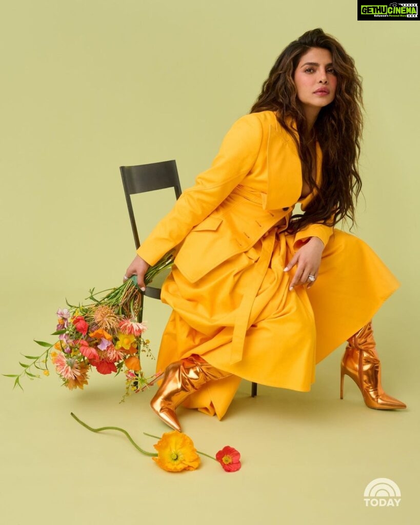 Priyanka Chopra Instagram - No better way to start the day than with my friends at @todayshow. Love everything we have created for this cover story to launch Citadel. Story link in bio + my new ep for @hodakotb’s podcast Making Space drops Monday. ❤️ 📸: @phyliciajphotography