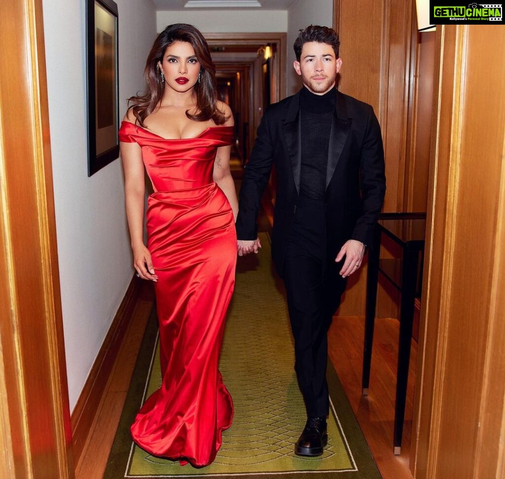 Priyanka Chopra Instagram - My Bond fantasy. @nickjonas 📸: @nicolasgerardin London, United Kingdom