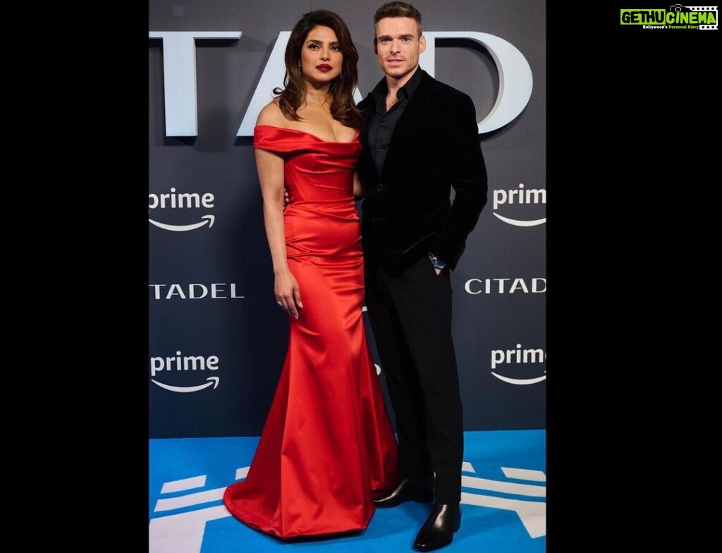 Priyanka Chopra Instagram - World Premiere Night ❤️ @citadelonprime London, United Kingdom