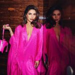 Priyanka Chopra Instagram - Thank you for having us @maisonvalentino. Congratulations @pppiccioli…the new collection is so special! #ValentinoBlackTie Photographer: @nicolasgerardin Make up: @morgane_martini Hair: @thibaudsalducci Wardrobe: @luxurylaw In @maisonvalentino and @bulgari jewelry Paris, France