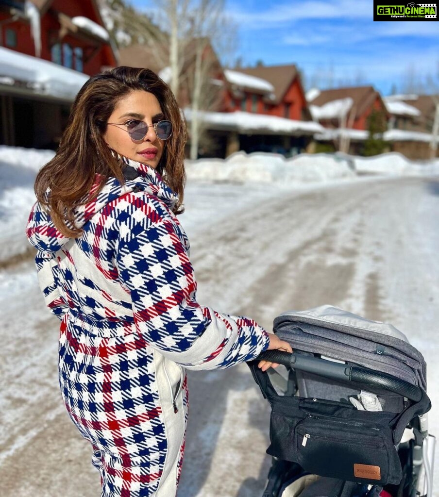 Priyanka Chopra Instagram - Creating Perfect Moments everyday 🧿❤️🙏🏽 @perfectmomentsports Aspen, Colorado