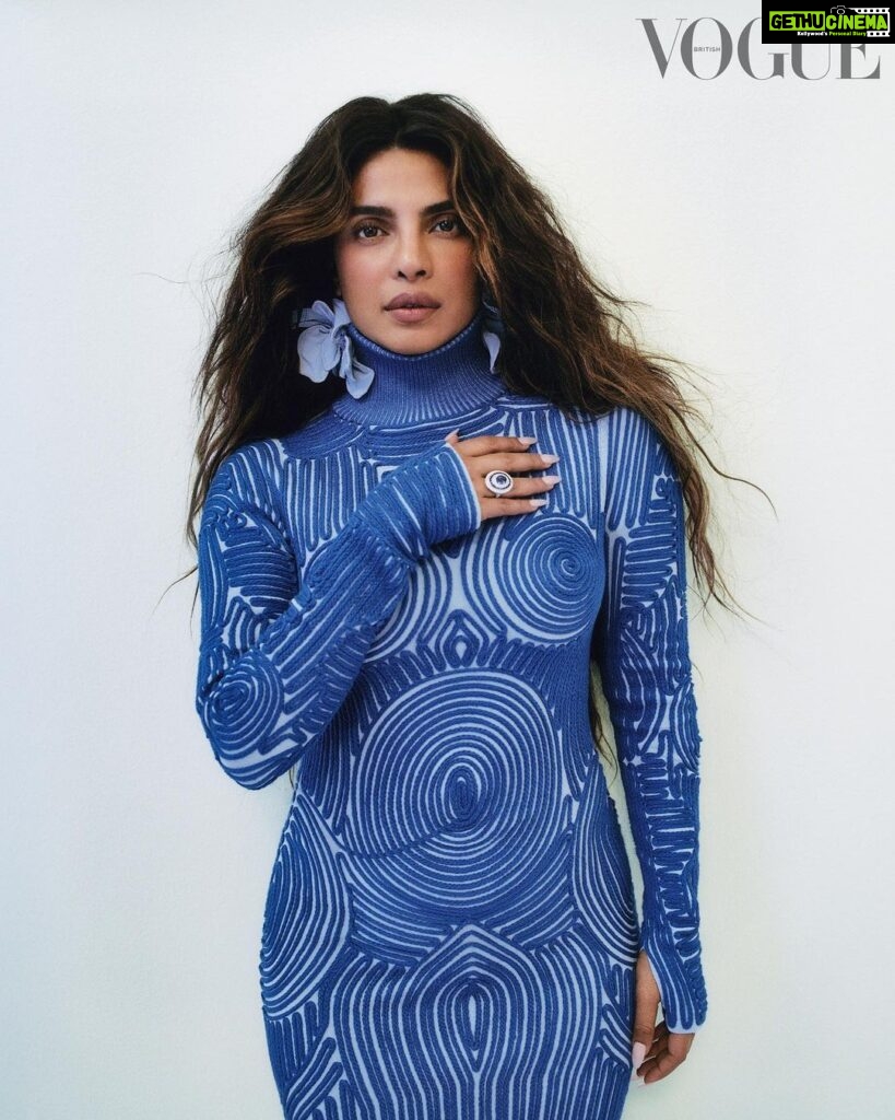 Priyanka Chopra Instagram - “Vulnerabilities are difficult for me,” @PriyankaChopra tells @BritishVogue in the February 2023 issue. “You see me all over socials and all over the world, talking about all the things, but if you actually look, I’ve really just scratched the surface.” Read the interview at the link in bio as she opens up about life with her daughter, and see the full story in the new issue, on newsstands now. #PriyankaChopraJonas wears a dress by @Off____White and jewellery by @Bulgari, photographed by @ZoeGhertner and styled by @LuxuryLaw, with hair by @TamaraMcNaughton, make-up by @FaraHomidi, nails by @KimmieKyees, entertainment director-at-large @JillDemling, set design by @SpencerVrooman and production by @CTDInc.