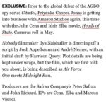 Priyanka Chopra Instagram - On to the next 🎬🎥 @idriselba @johncena @naishuller @amazonstudios Let’s gooo!!