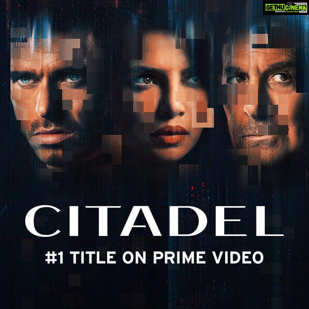 Priyanka Chopra Instagram - Damn! Thank you so much to everyone who is watching… Citadel is @PrimeVideo’s NUMBER ONE title in nearly 200 countries and territories! 🥳 Gear up for episode 3 tonight @citadelonprime