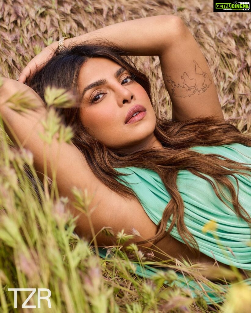 Priyanka Chopra Instagram - POV: You see the beautiful Santa Monica Mountains in Topanga, on a particularly hot day, and everything around was in full bloom (thanks to the crazy rain this year in SoCal 😋) That’s the story behind the pictures we shot for @thezoereport 💕 😉 Story link in bio. 📷: @laurendukoff Topanga, California