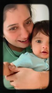 Priyanka Deshpande Instagram - My love story —❤️-> IHA 
❤️🥹🧿
.
.
.
#iloveyou #chiyalovesiha #sheisgrowinguptoofast #missyou #myworld #mybundleofjoy #mybaby #auntylovesyou #auntykitavama #iloveyouthemost #thankyougod #godblessyou
